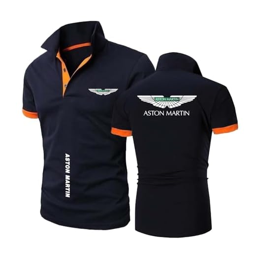 TGFQINAM Camisetas Polo para Hombre Camisetas De Manga Corta para A.s.t.o.n M.a.r.ti.n Camisetas con Cuello Ropa De Rugby Botones Camisetas Lisas De Media -SLanS+ChengS||XS