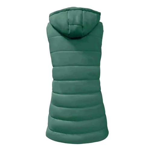 Chaleco de plumón de invierno para actividades al aire libre con cremallera y botones 3