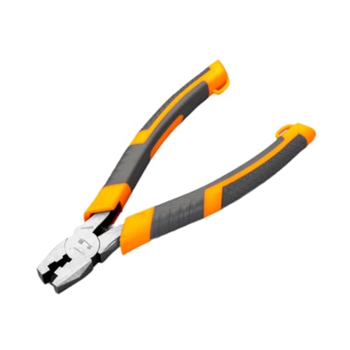 Folpus Alicates para cortar muescas con ranura en V, alicates para doblar con mango cómodo, alicates profesionales de acero para doblar y plegar de 90, Sin Pozo de Acceso