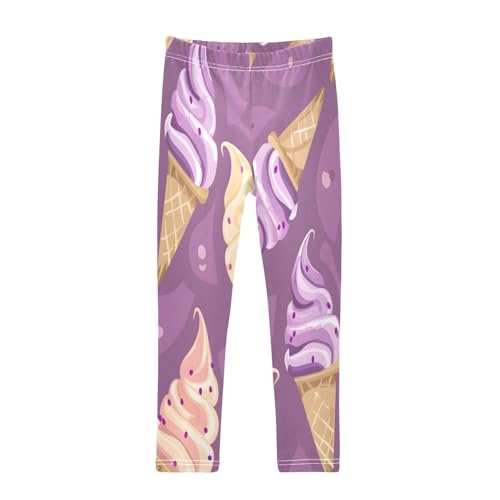 Toddler Girls Leggings Printed Yoga Pants Leggings Ice Cream for Kids