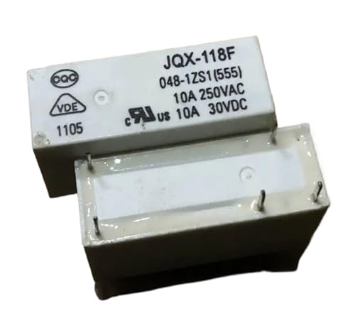 Relais JQX-118F 048-1ZS1 555 control relay 118FC-10A 5 pins