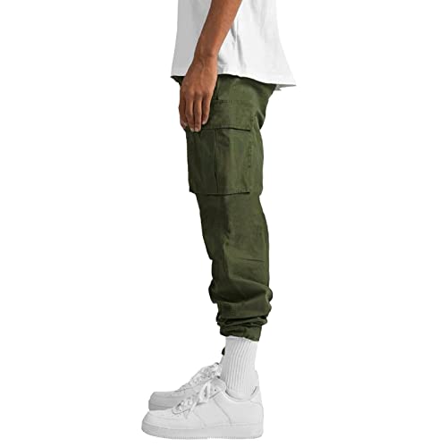 Fxbar Cargo Pant Men's Casual Cargo Pants Workout Joggers Stretch Sweatpants Hiking Tactical with Multi Pockets2
