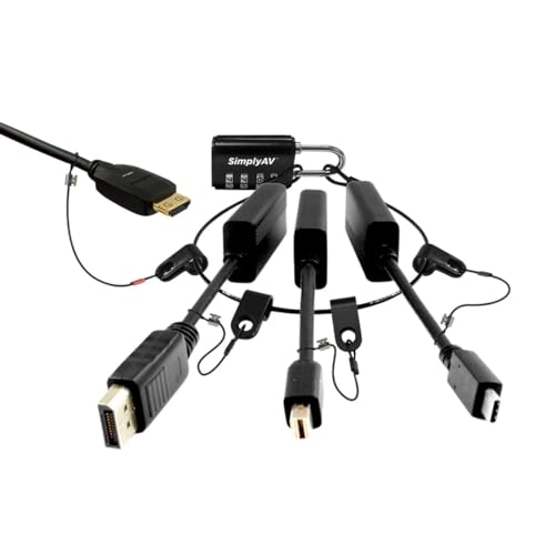 Kit de dongle 8K avec DP1.4 et anneau antivol pour salle de réunion