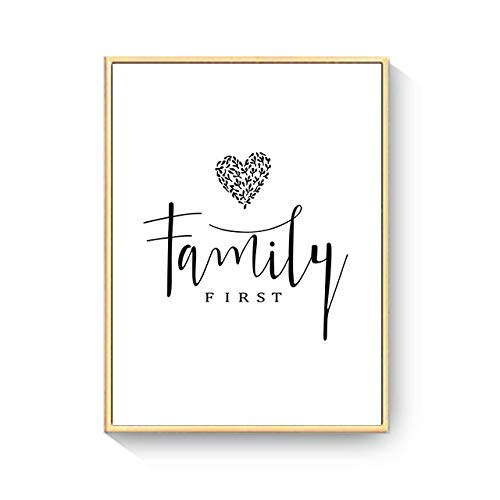 Pintura lienzo familia feliz arte dibujo a mano para llenar tu casa de amor