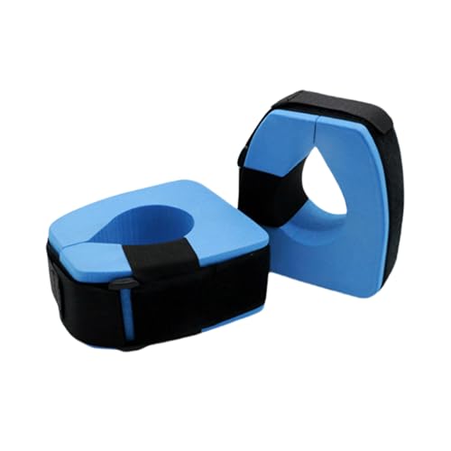1 par de puños de espuma para natación, deportes acuáticos, aeróbicos, flotadores, tobillos, cinturón de brazo con correas ajustables para ejercicio