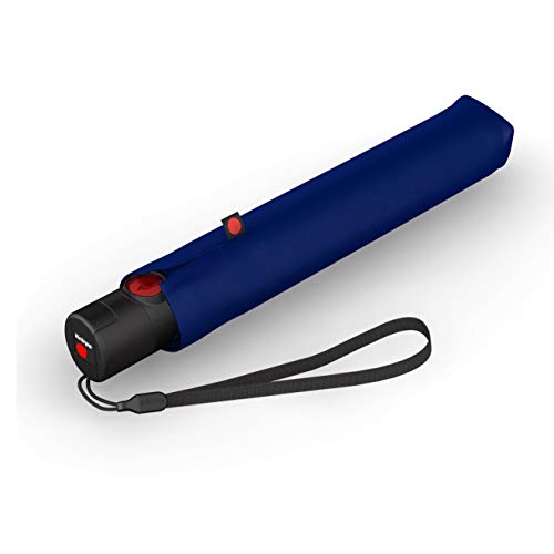 Knirps Taschenschirm Ultra U.200 Medium Duomatic - Auf-Zu-Automatik - Sturmfest - Windproof - Navy Cover