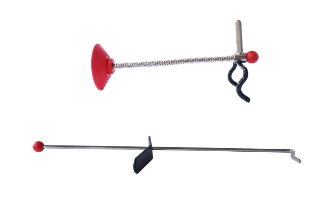 Lonshenno 13.8” Steering Wheel Holder Alignment and 30” Brake Pedal Depressor Tool Accelerator and Clutch Pedal Four Wheel Alignment Kit Tool