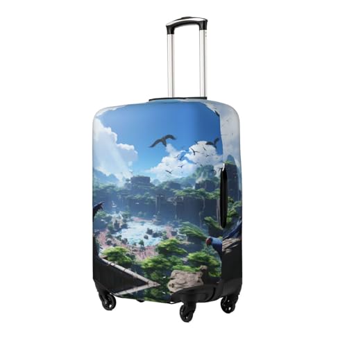 The Forgotten Kingdom Luggage Cover Suitcase Protector Anti-Scratch Luggage Cover Fits 18-32inch Luggage2