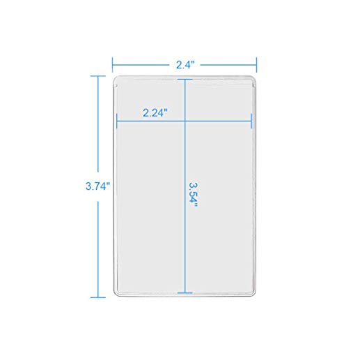 Funda protectora impermeable de alta durabilidad para tarjetas de seguridad social, pack de 6 3