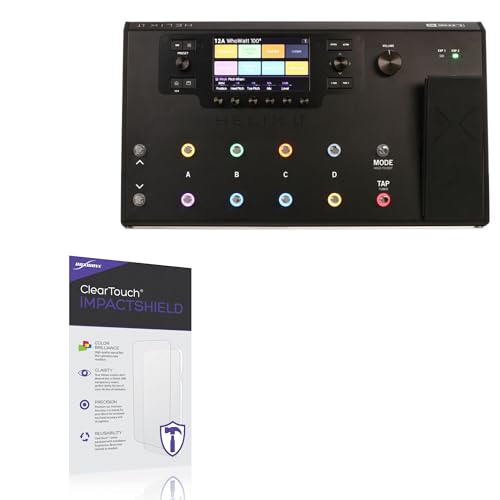 BoxWave Screen Protector Compatible with Line 6 Helix LT - ClearTouch ImpactShield (2-Pack), Impenetrable Screen Protector Flexible Film