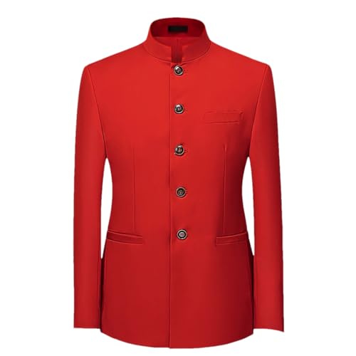 Men’S Blazer Single Breasted Long Sleeve Regular Length Casual Wedding Business Suit Coat