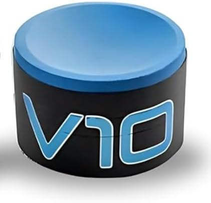 Vista 2 de Taom V10 Blue - Tiza profesional para billar/billar, 9 unidades (caja completa)