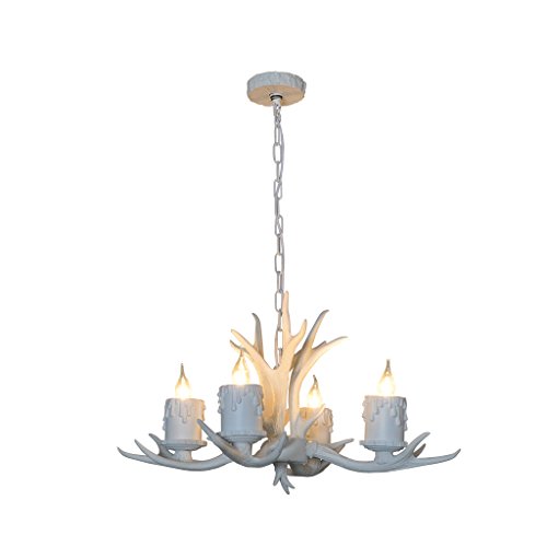 Lustre créatif bois de cerf rétro pour transformer un éclairage de salon terne