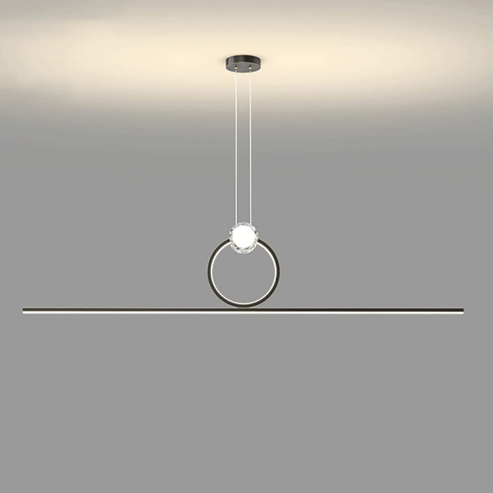 Lumières suspendues en cuivre avec cristal pour éclairer un grand salon