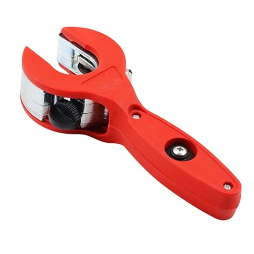 Coupe-tube PVC | Outil Manuel à Cliquet 2-en-1,Coupe-tube réglable,Pour Plomberie Construction Maintenance Industrielle Tuyaux en Cuivre Métal Mou Plombiers et Passionnés de
