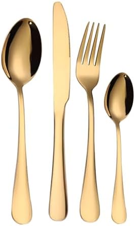 Jogo de Talheres 24 Peças Faqueiro Inox Luxo
