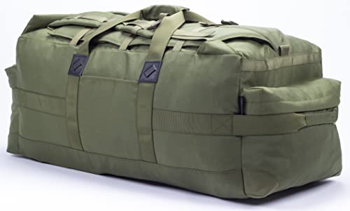 Backferry Large Military Duffle Bag Backpack Tactical Field Gear Equipment Duffel Bag Army Deployment Bag 85L (Olive Drab) by BACKFERRY - Image 7