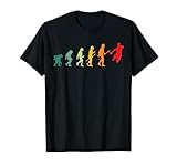 Evolution Handball Retro Handballer für Handballspieler T-Shirt
