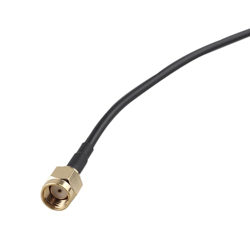 Futheda 2PCS RP-SMA Male to RP-SMA Female WiFi Antenna Extension Cable Bulkhead Mount RG174 Coaxial Cable 1m/3 feet for WiFi Router Gateway FPV Antenna Wireless Lan PCI Card IP Security Camera - Image 3