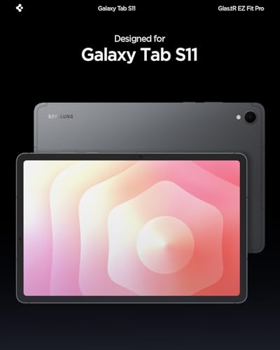 Image of Spigen EZ Fit Pro Tempered Glass Screen Protector Guard for Galaxy Tab S11 [1 Pack]