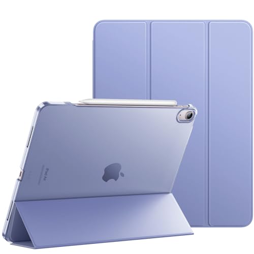 MoKo iPad Air 13インチ 2025/2024 ケース iPad Air 13インチ(M3/M2) 専用手帳型カバー オートスリープ機能 Pencil Pro取付対応 三つ折りスタンド PUレザー外装 裏地マイクロファイバー Lavender
