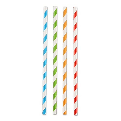 Pitillos de papel biodegradables RSVP International, pack 100 miniatura 1
