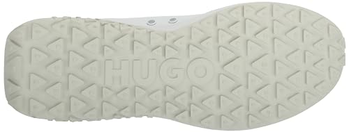 Image of HUGO Mens Running Style Mix Material Sneakers