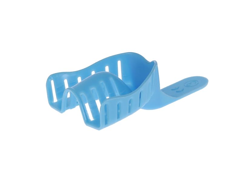 Miniatura 3 de House Brand Dentistry 108106 Bandejas de impresión perforadas #3 Medio superior 12Pk