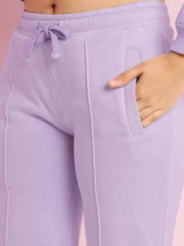 Image of Li'l Tomatoes Girls Fleece Tracksuit Set| Winter Hooded Full Zip Sweatshirt with Track Pants| Warm Casual Co-Ord Outfit for 9-16 Years