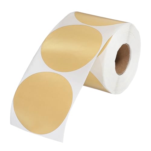 Autocollants ronds colorés pour éviter les erreurs de tri, grands ronds kraft 3 pouces