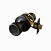 Design House 728717 Terrace 6-Way Latch Passage Door Knob, Oil Rubbed Bronze