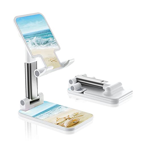 Image of Foldable Phone Stand for Desk, Adjustable Angle of View, Suitable for iPhone, Samsung and Other Smart Phones, Colorful Pattern, Portable Electronic Device Stand
