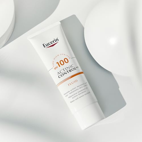 Eucerin Actinic Control MD Fluid Sonnenschutz LSF 100 80 ml, Sonnencreme mit sehr hohem Lichtschutzfaktor, Sonnenschutz zur Vorbeugung von aktinischer Keratose und nicht-melanotischem Hautkrebs 4