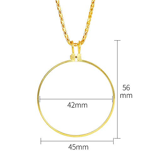 Collier loupe 10x FANDIAO pendentif lecture basse vision - 3