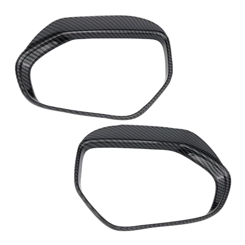 ファビュラス堂 ドアミラー バイザー プリウス 50系 PHV カムリ 70系 CHR ZYX10 C-HR NGX50 適合 パーツ アクセサリー カーボン調