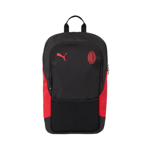 A.C. Milan - Zaino da Viaggio, Scuola o Ufficio, Prodotto Ufficiale con Logo AC Milan, Unisex, Nero