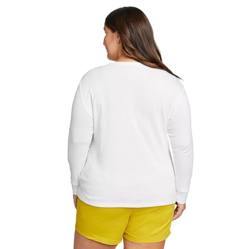 Image of Eddie Bauer Womens Favorite Long Sleeve Tee Crewneck T-Shirt
