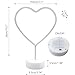 BHCLIGHT Pink Heart Neon Sign, Valentines Day LED Neon Light Battery Operated or USB Powered Valentines Pink Heart Lights, Table Lamp for Galentines Day Decorations, Wedding, Gifts for Women, Lover