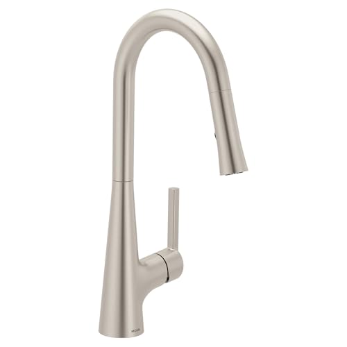 Moen Ronan Spot Resist Stainless Pulldown Kitchen Faucet with SwivelControl Wand and Power Clean Technology 87918SRS