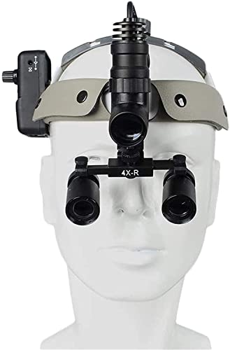 KHYTEBV Lupa Lupas Lupa con Diadema, Lupa Digital de Mano, Lupa Binocular con Diadema Lupa médica Lupa quirúrgica Dental