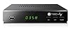 Techly 360974 Decoder Ricevitore Digitale Terrestre DVB-T/T2 H.265 HEVC 10bit Metallo con Telecomando Universale 2 in 1 con Alimentatore 12V Nero