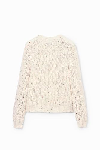 Image of Desigual Womens Woman Flat Knit Thick Gauge Pullover