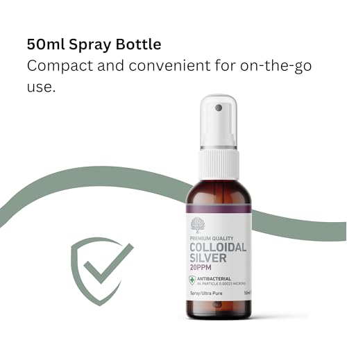 Nature's Greatest Secret Premium Quality Antibacterial 20ppm Colloidal Silver Spray 50ml - Image 4