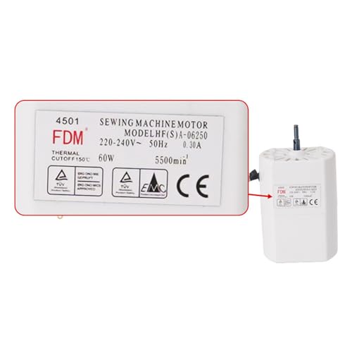 Moteur de machine à coudre électrique 60W 50Hz 220V faible bruit - 4