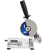 4 Inch Mini Miter Saw, 110v 96w Small Compound Blade Miter Saw 9000RMP Portable Single Bevel Table Saws with Adjustable Angle & Height Mini Chop Saw for Muliti-Materias Cut-Off