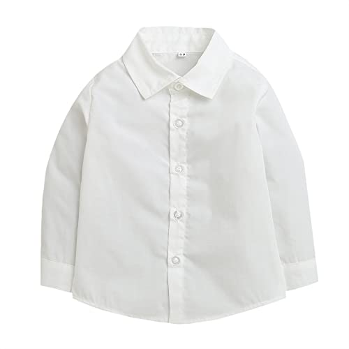 Image of Hopscotch Boys Polyester Blend Formal Set In White Color For Ages 4-5 Years