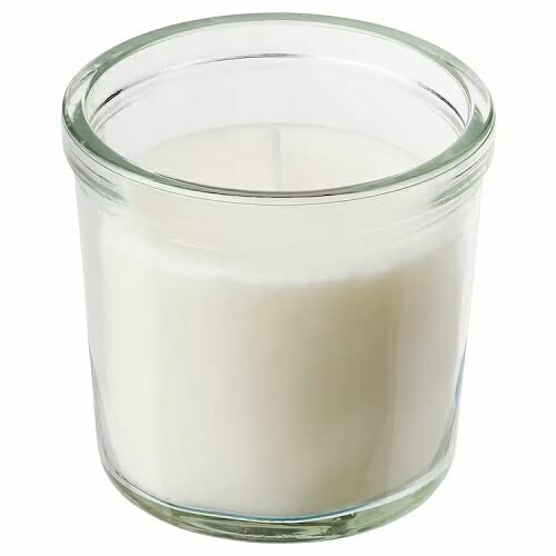 IKEA/IKEA JAMLIK/YAMLIK: Aroma Candle in Glass 7 cm Vanilla/Light Beige (305.021.04)-image-48