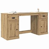 【Dimensions idéales】 Avec des dimensions de 154,5 x 50 x 75 cm, le bureau offre suffisamment de place pour écrire, travailler et ranger vos essentiels. Son design mural maximise l'espace au sol, vous permettant de rester concentré sur votre travail. La structure en bois d'ingénierie résiste aux charges et assure durabilité et stabilité, s’adaptant à tout style de bureau.