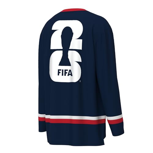 Image of Outerstuff FIFA World Cup 2026 Mens Long Sleeve V-Neck Hockey Jersey