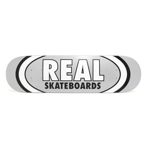 REAL DECK ���A�� �f�b�L TEAM CLASSIC OVAL SILVER 7.75 �X�P�[�g�{�[�h �X�P�{�[